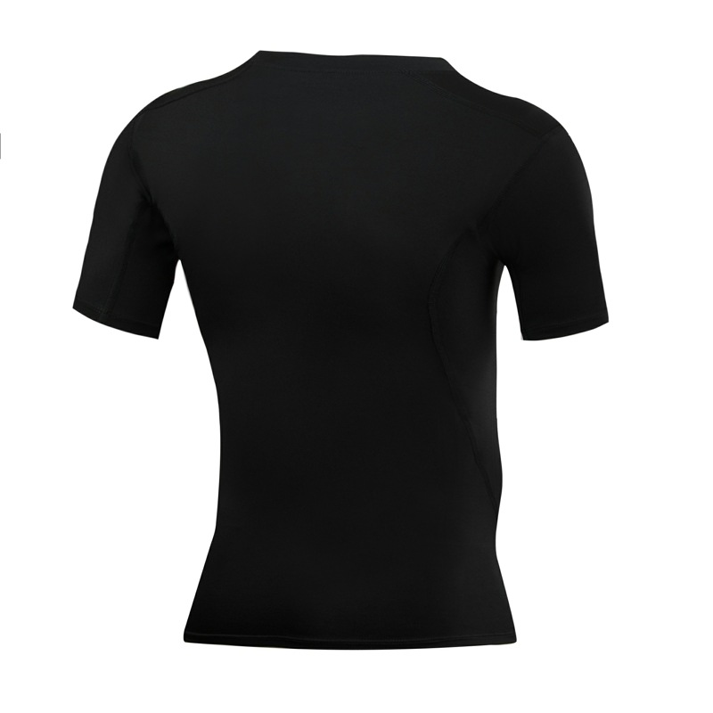 Herenkleding Sneldrogend sport-T-shirt met korte mouwen Hardloopbasis Gymtrainingskleding_voghion.com