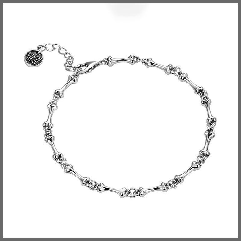 Bracciale in osso da uomo in stile hip-hop, accessori di nicchia, set da donna, regalo per il compleanno della fidanzata_voghion.com