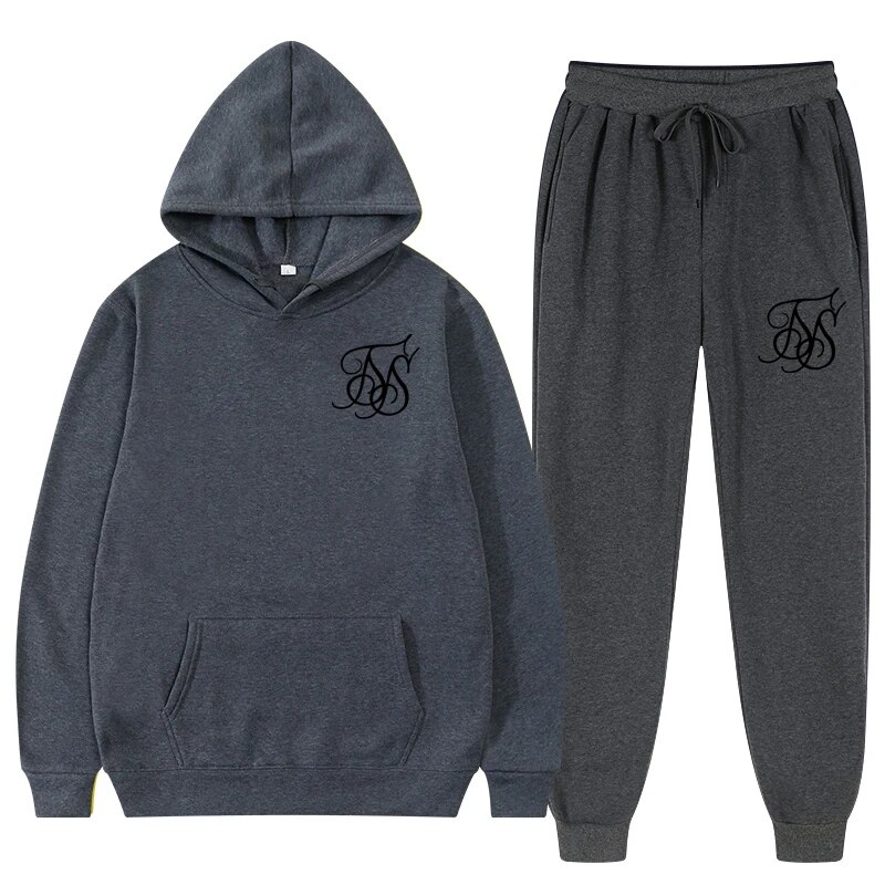Zestawy bluz z kapturem Wint Moda męska Polarowe czerwone bluzy z kapturem Czarne spodnie marki Casual Jogg Suit Dresowa bluza damska_voghion.com
