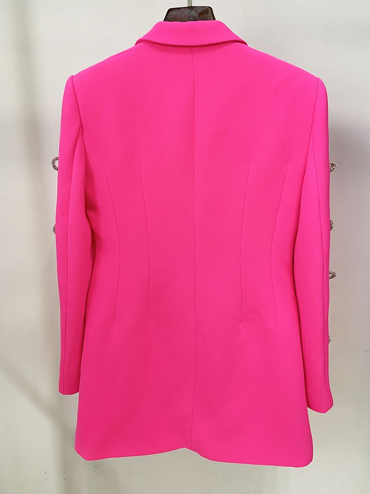 Gonna da donna con design temperamento, maniche cave, fiocco di diamanti, perle_voghion.com