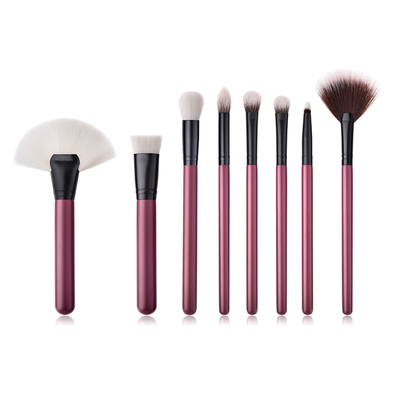 8 Stück Make-up-Pinsel, Make-up-Werkzeuge, Augenset, Lidschattenpinsel, Kastanienbraun, Yuncai GUJHUI_voghion.com