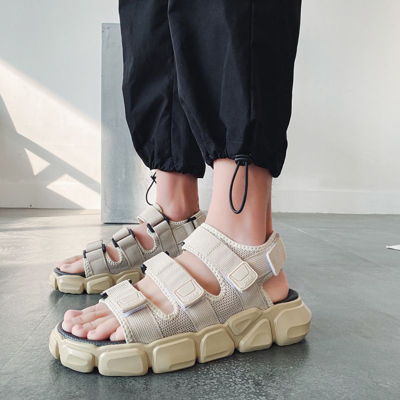 Sandali alla moda per l'estate 2022, di qualità imbattibile, stile Ins, per attività all'aperto, da spiaggia, da uomo, con nuova sfilata di moda._voghion.com