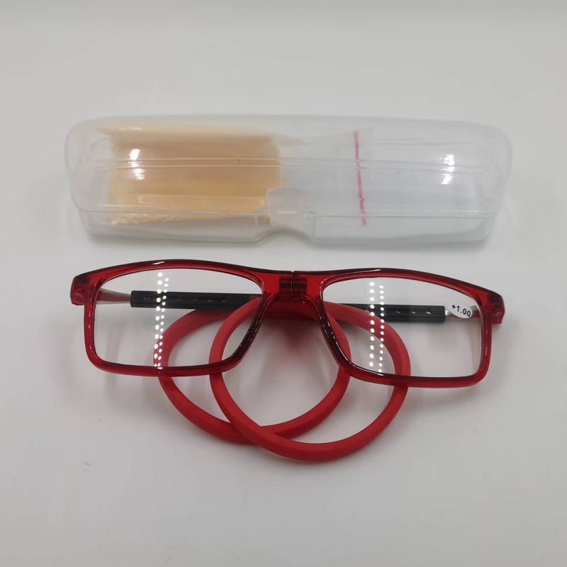 stokta takım Sıcak Satış PC Yeni Varış Katlanır Asılı Boyun Aynalı Gözlükler Yüksek Çözünürlüklü Reçine Moda Mıknatıs Aynalı Gözlükler Erkekler ve Kadınlar için_voghion.com