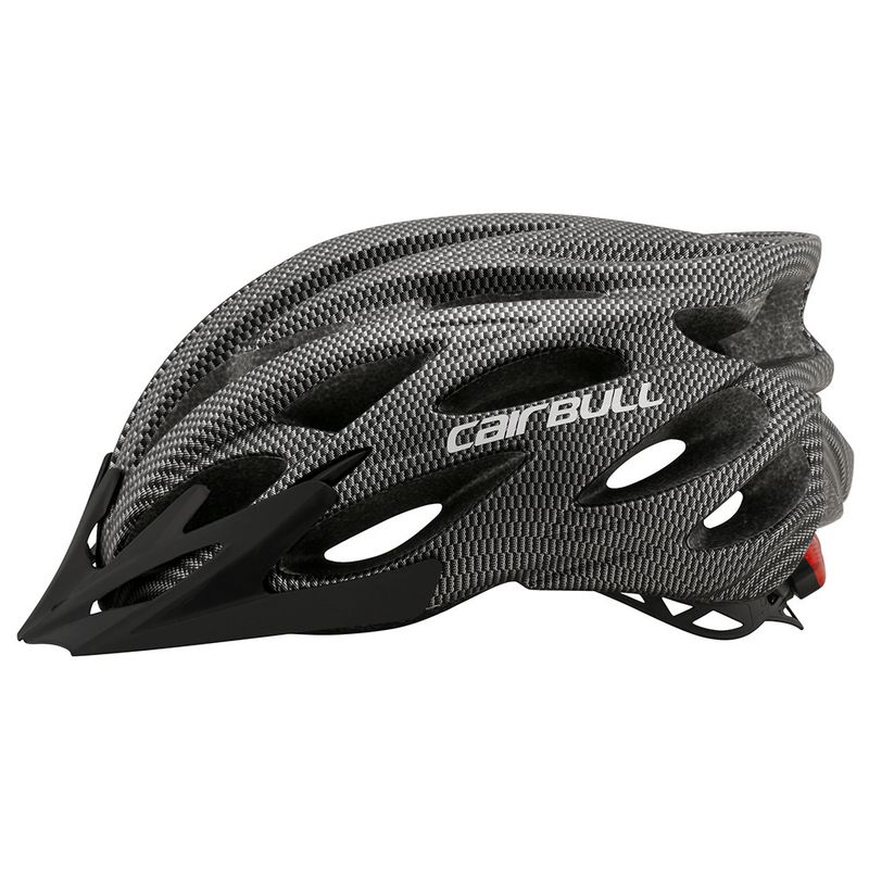 Road Mountain Bike Riding Helmet With Lens And Brim Taillights_voghion.com