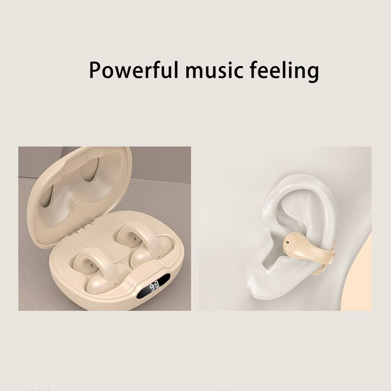 Noise HiFi Clip Wireless S518 Reduction Ear Earphones Sound Comfortable Bluetooth-compatible 5.3 Headphones Earbuds buds_voghion.com