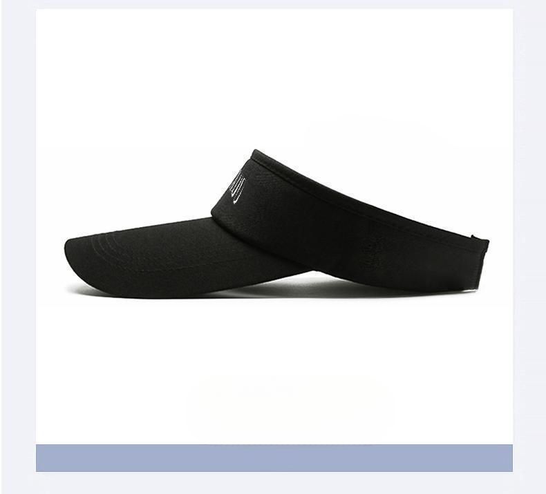 Hochwertiger Sommer-Sonnenschutz-Entenschnabelhut mit offenem Oberteil für Damen, Internet-Promi, Sport-Sonnenhut mit Gesichtsschutz ohne Oberteil_voghion.com