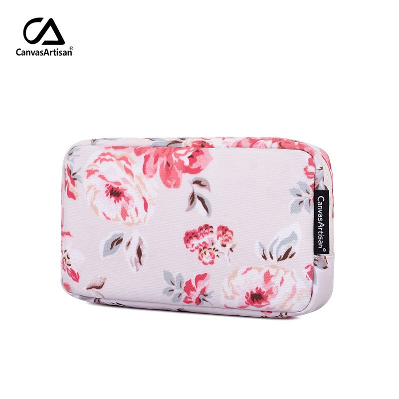 Canvasartisan Printed 3C Accessories Small Mobile Phone Power Bank Travel Digital Storage Bag_voghion.com