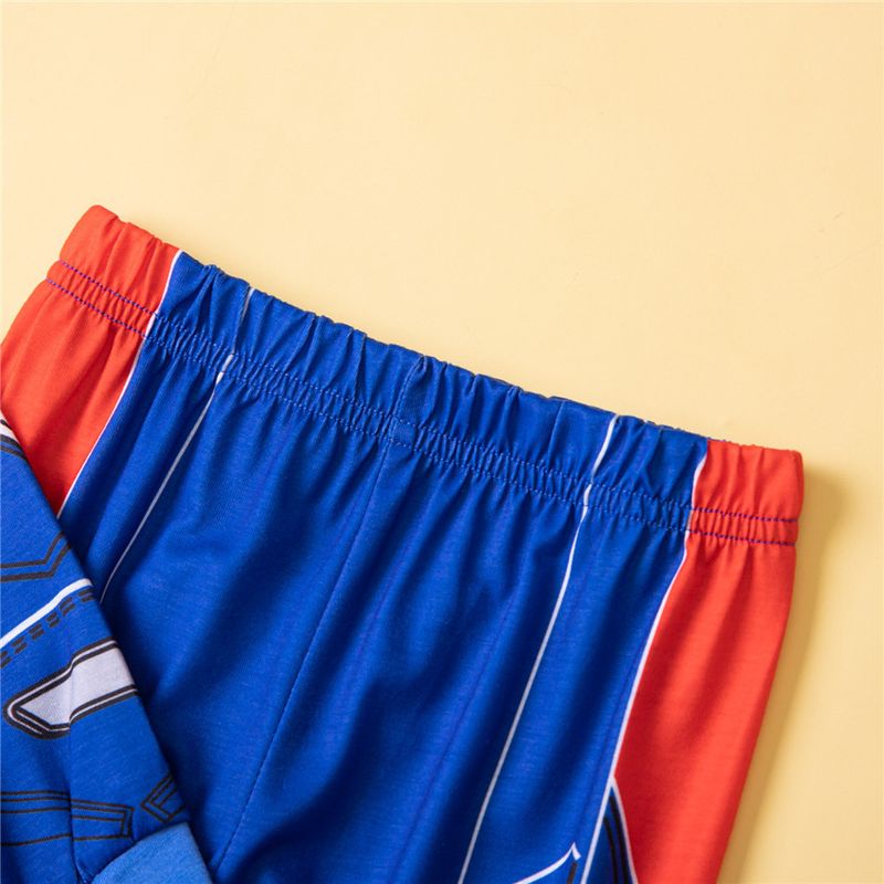 Ropa infantil de primavera y otoño para niños, conjunto de pijama de 2 piezas para fiesta de Halloween, traje de casa con forma de héroe_voghion.com