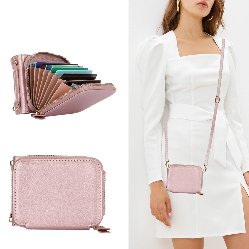 Flip5 Folding Phone Case Leather Case Suitable for ZFlip6 Zipper Bag Protective Case Moto 50 Multifunctional Phone Case_voghion.com