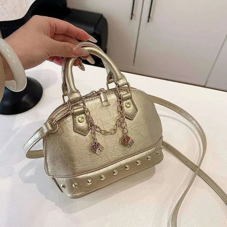 Borsa a tracolla da donna con tracolla staccabile, in stile europeo, con texture a conchiglia, da giorno e da sera, essenziale per l'ufficio_voghion.com