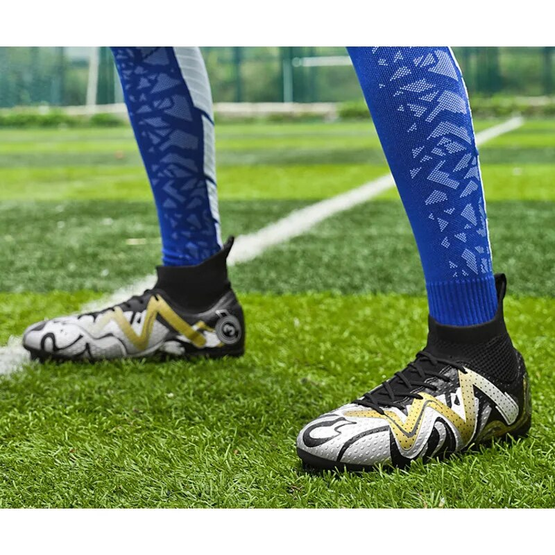 Scarpe da calcio per allenamento su erba sintetica, taglie forti, per studenti e uomini_voghion.com