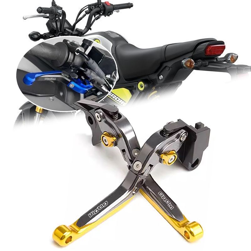 FOR MSX 125 GROM 2024 New Motorcycle parts CNC 6-speed adjustable retractable foldable brake clutch lever msx 125 grom 2019-2024_voghion.com