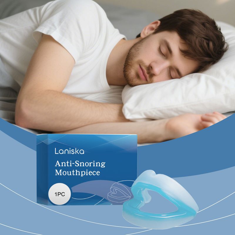 LANISKA Gentle Care Nighttime Sleep Anti-Grinding Daily Mouthguard_voghion.com