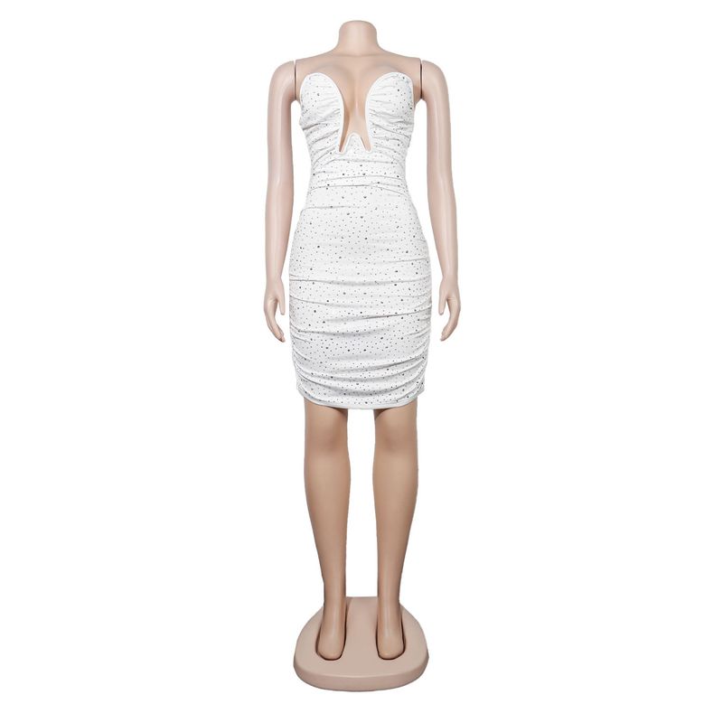 Women's sexy slim-fit girth dress nightclub dress_voghion.com