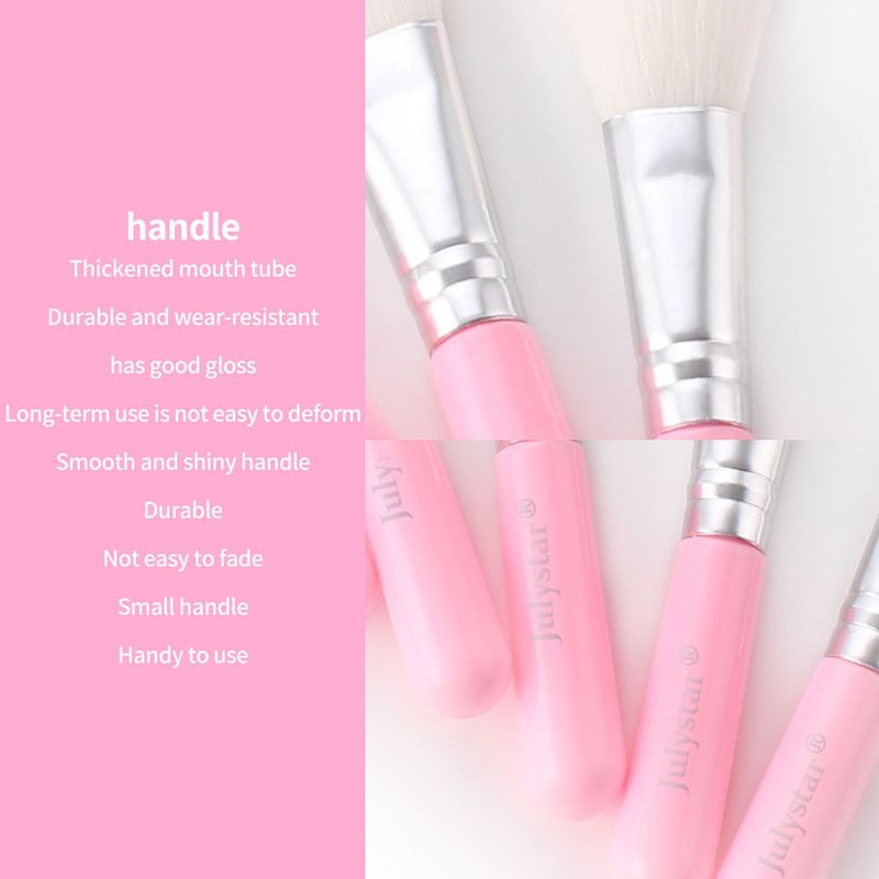 Julystar Beauty Pink Spot Color Single powder blusher Easy for Beginners to Use Portable Makeup Tool Brush_voghion.com