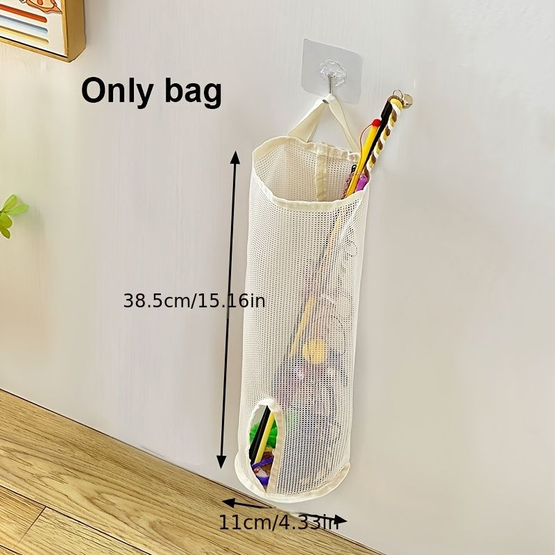1 Stück Netz-Aufbewahrungstasche für Katzenspielzeug – Wandbehang-Organizer, perfekt für Haustierzubehör, Spielzeug-Aufbewahrungs-Organizer, Regalkörbe_voghion.com