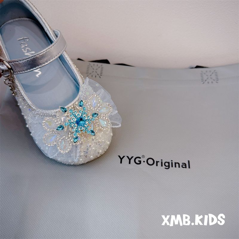 2025 Herbst Neue Kinderschuhe für Mädchen, elegante glänzende Prinzessinnenschuhe, modische und vielseitige Mädchenmode im koreanischen Stil_voghion.com