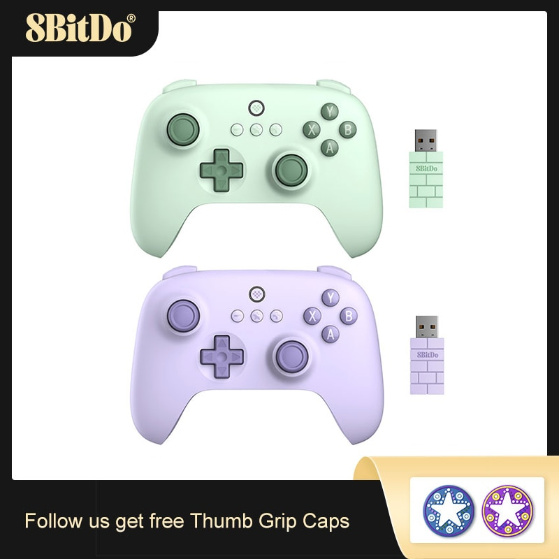 AKNES 8BitDo Ultimate C Bezprzewodowy 2.4G Kontroler gier Gamepad Joystick do PC Windows 10 11 Steam Deck Raspberry Pi_voghion.com