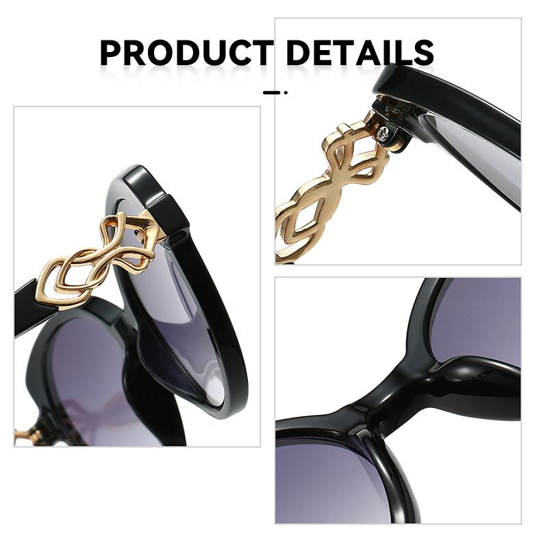 Cat Eye Sunglasses For Women - European & American Fashion (2025 Small Frame, Hollow Design & UV Protection)_voghion.com