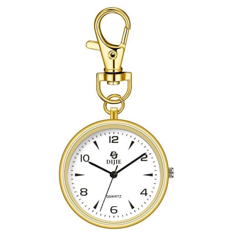 Watch Pendant Keychain hanging watch Nurse watch Clear small student pocket watch Large number quartz watch_voghion.com
