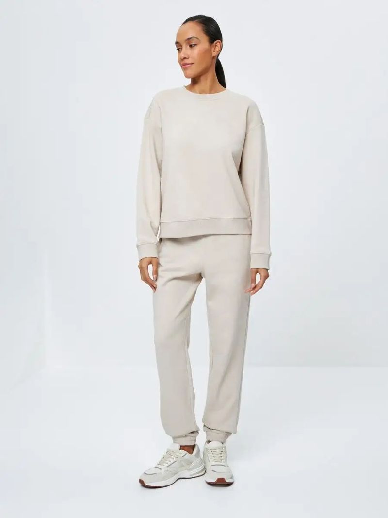 Minimalist Pullover Hoodie & Jogger Set – Relaxed-Fit Long-Sleeve Sweatshirt & Elastic Waist Lounge Pants (S-XL)_voghion.com