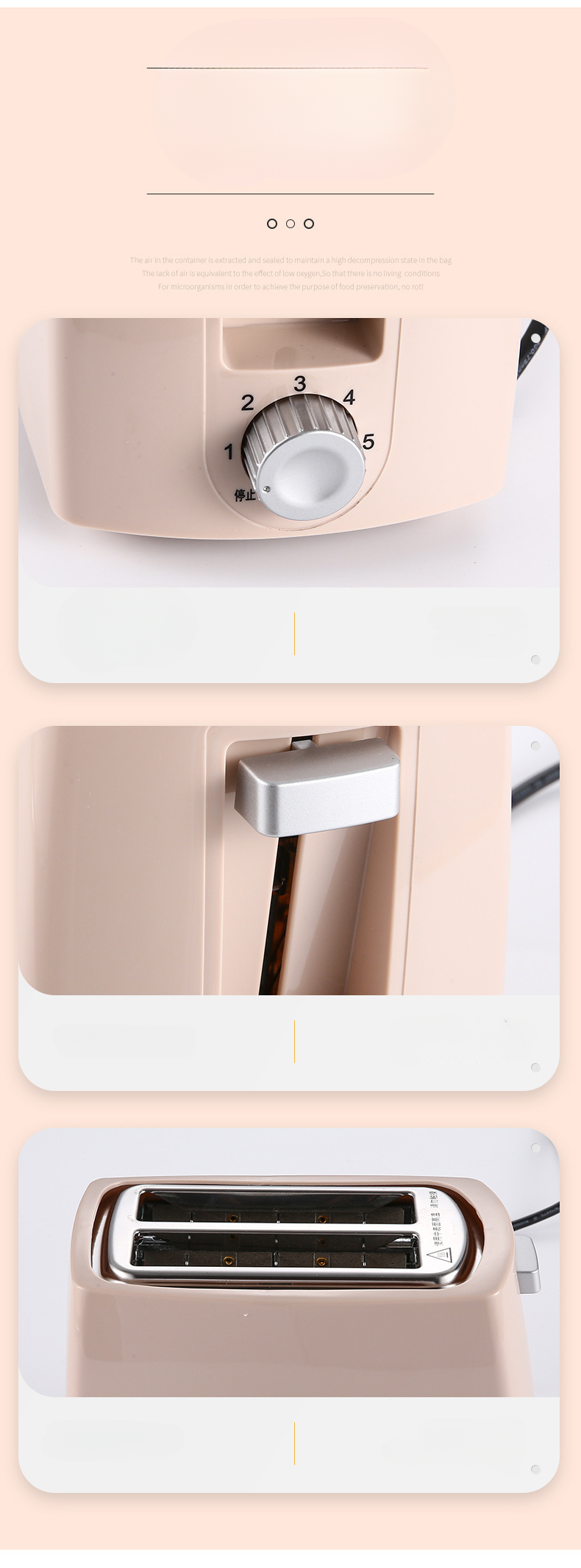 Breakfast Home Wide Slot Toast Small Fully Automatic Sandwich 2-piece Heating Toaster_voghion.com