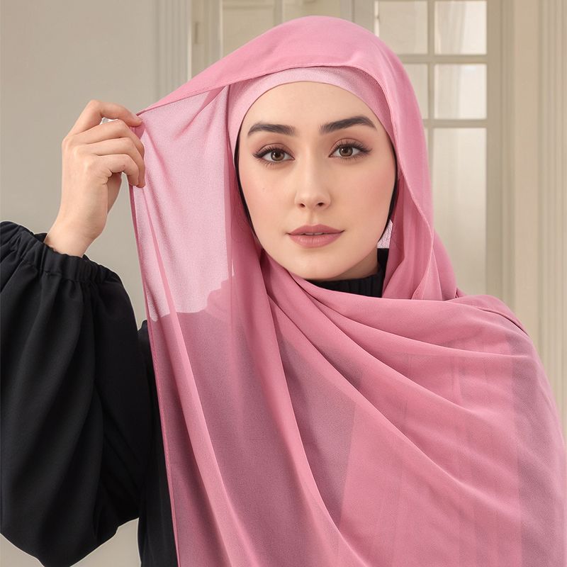 Nastro di fissaggio ultrasottile per sciarpe e hijab - Adesivo forte, regolabile, antiscivolo, multiuso per copricapi e berretti (36 pezzi, colori neutri)_voghion.com