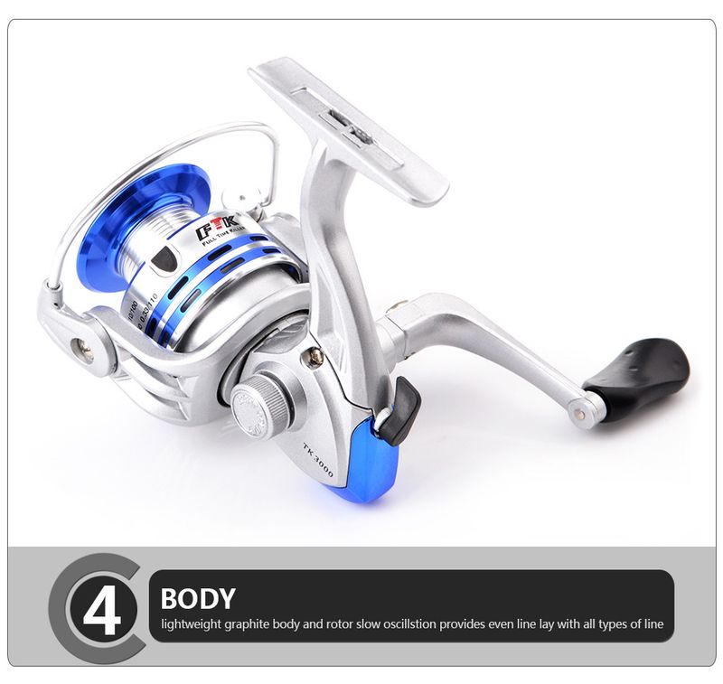 FISHKING Molinete de pesca marítima com base de liga de alumínio e base de metal sem folgas_voghion.com
