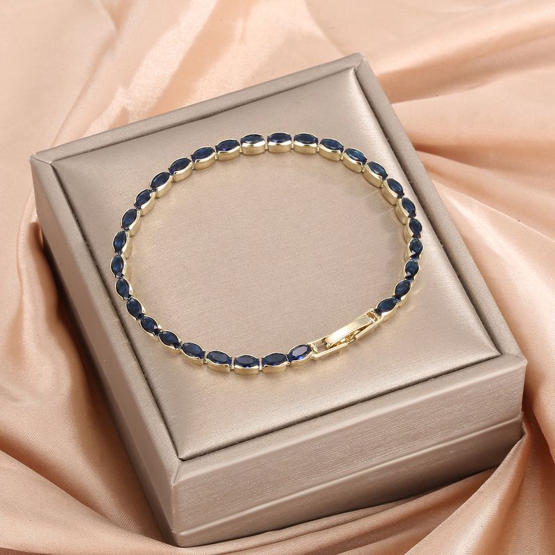 Verkauf von Mode Licht Luxus Exquisite Oval Zirkon Klauenkette Armband Live-Streaming Hot Artikel_voghion.com