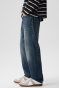 Jeans elasticizzati CLEANFIT da uomo, larghi e dritti, modello Harlan, alla moda, lunghi, a vita media, stile retrò americano, per giovani, con ornamenti a otto barili, Xiansen Mik_voghion.com