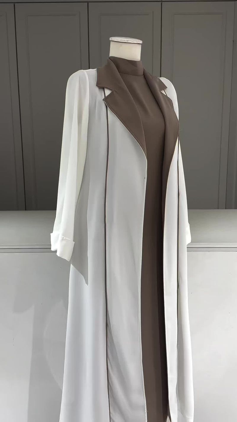 Cappotto lungo cardigan di lusso per donna – Elegante vestaglia aperta sul davanti con stile versatile (S-XXXL, 6 colori)_voghion.com