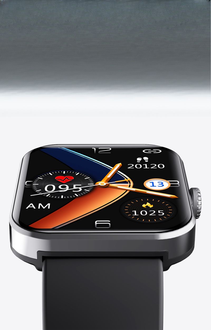 New F57L Smartwatch Exercise Heart Rate Blood Pressure Body Temperature Monitoring Non-invasive Blood Sugar Women Multi-function_voghion.com