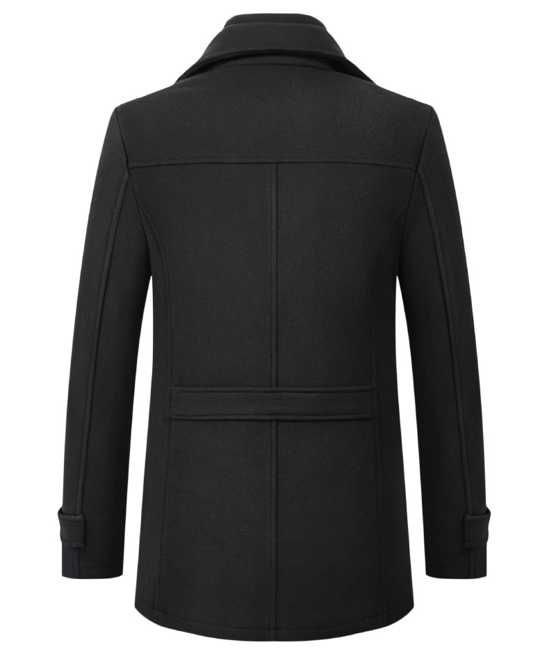 Men's Clothing Coat Men Business Casual Fashion Men's Thick Warm Oversized Men's Trenchcoat_voghion.com