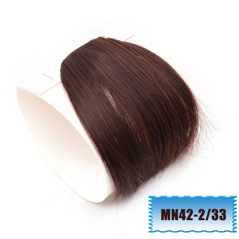 Hårförlängningar och peruker Peruklugg lugg täckande hårfäste 3D-lugg luftlugg naturlig hårersättning block högtemperaturtråd 12 cm_voghion.com