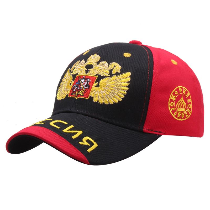 Rusland Sotsji Baseball Bosco Rebound Visor Sport Heren en Dames Hiphop Dubbelkoppige Adelaar Casual Cap_voghion.com