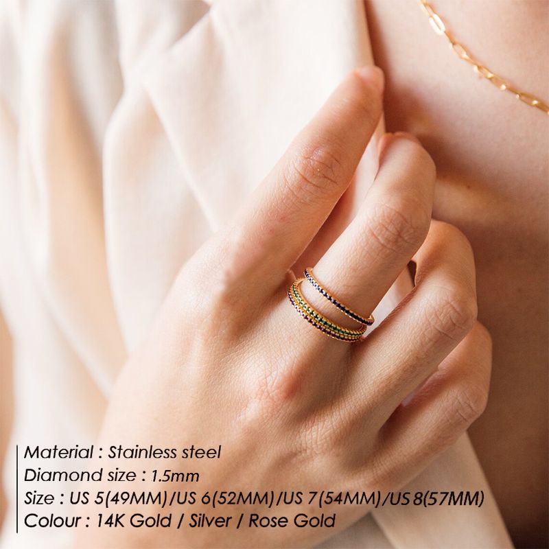 Mode eManco Rhie Birthstone Edelstahl Ring Schmuck Geschenk 12 Zodiac Sparkg Ringe Für frauen Großhandel US5/6/7/8_voghion.com