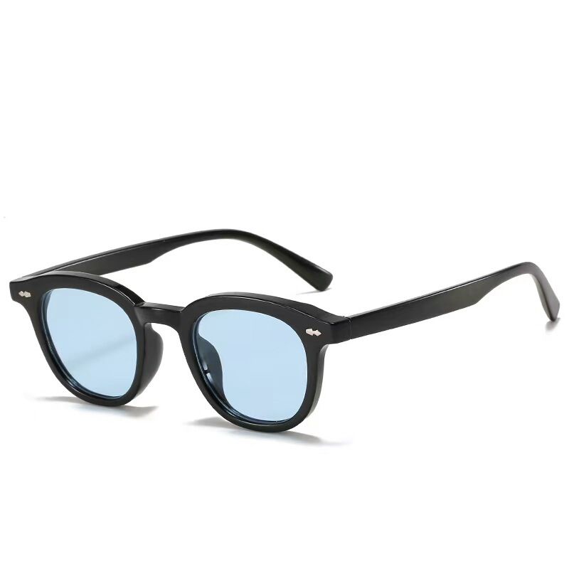 2021 Korean version of small square rice nail polarized women, trendy glasses for men, round face sunglasses_voghion.com