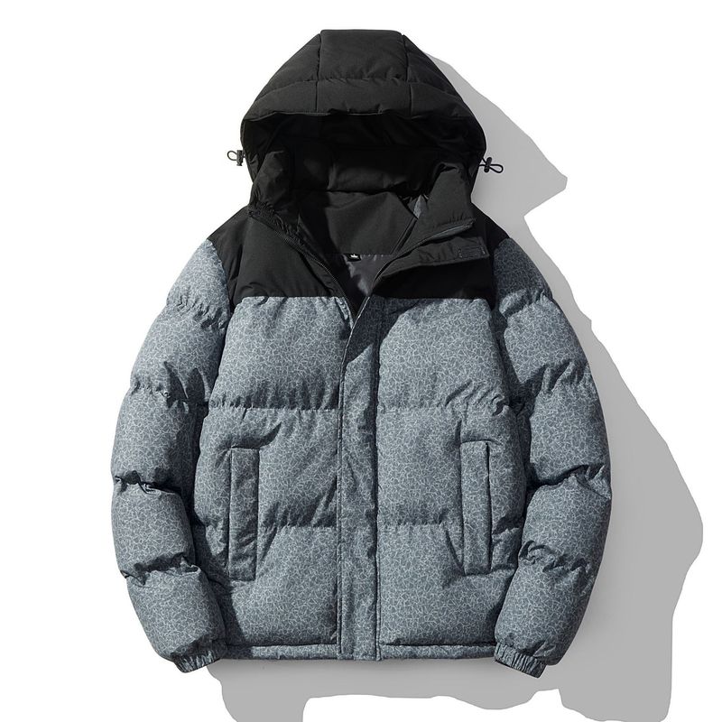 Men's Autumn Winter Trendy Short Thickened Warm Puffer Jacket Feather Cotton Coat Customizable_voghion.com