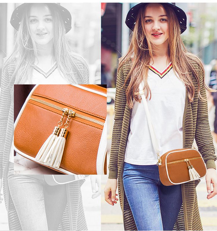 Damentaschen Mutter- und Kindertasche Neue Damen-Umhängetasche Herbst und Winter Kontrastfarbe Mode-Umhängetasche Große Kapazität Handtasche_voghion.com