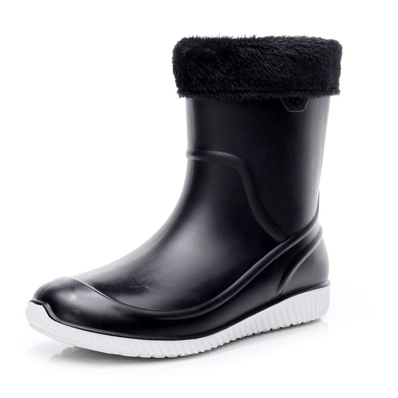 Herren Gummistiefel Wasserdicht Regenstiefel Angeln Galoschs Mann Küchenschuhe Ölbeständige rutschfeste Arbeitsstiefel Schuhe_voghion.com