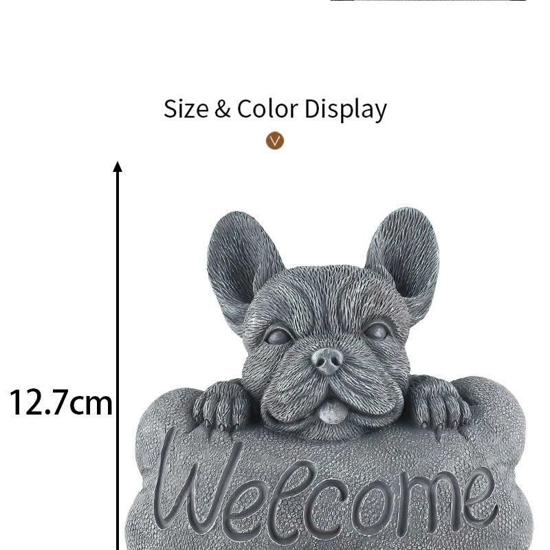 Nuovo cartello stradale con indicatore di benvenuto per cuccioli da giardino, decorazione per prato e cortile_voghion.com