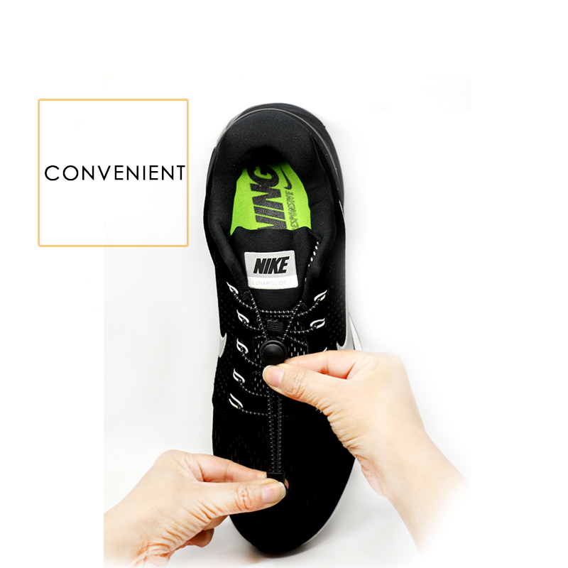 1 paio di lacci elastici sportivi senza cravatta per bambini adulti lacci pigri con chiusura accessori per scarpe lacci elastici a pois_voghion.com