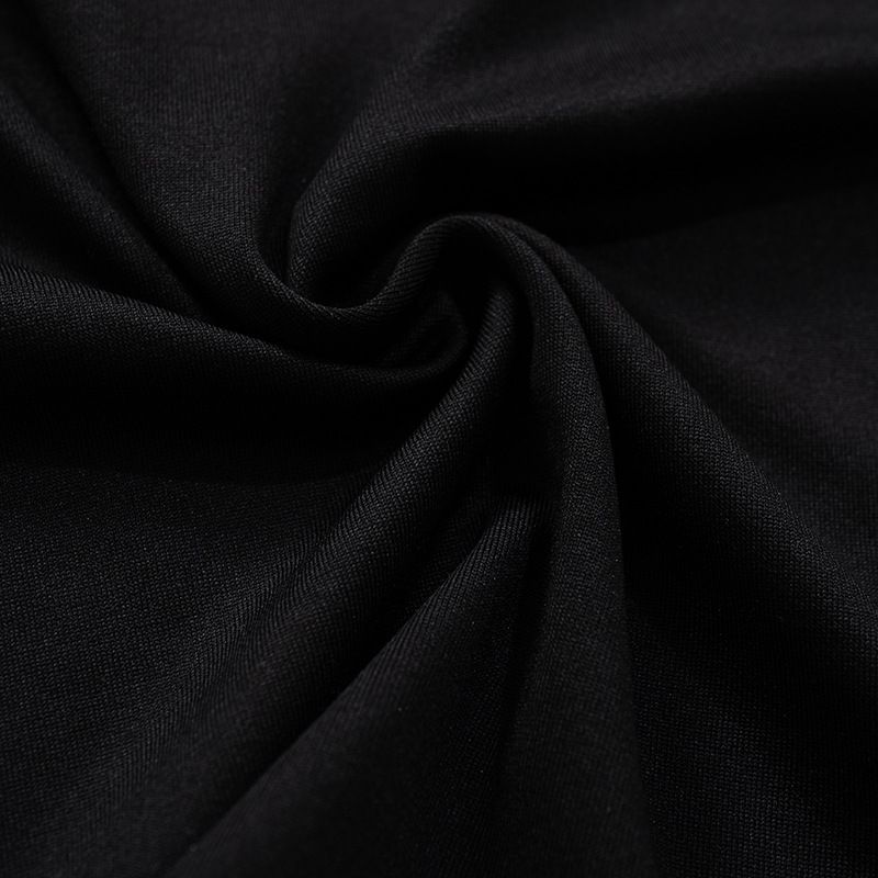 Abbigliamento da donna: nuovo top slim a maniche lunghe cavo in tinta unita con ombelico scoperto_voghion.com