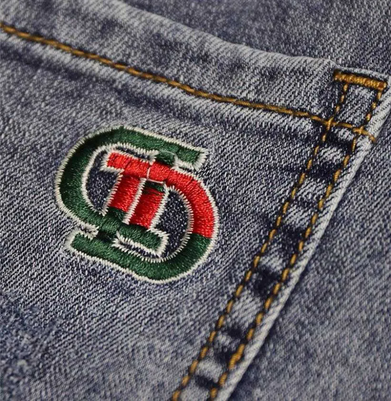 Masculino azul denim estiramento elástico de alta qualidade masculino algodão em linha reta ajuste shorts buracos finos jeans t230502_voghion.com