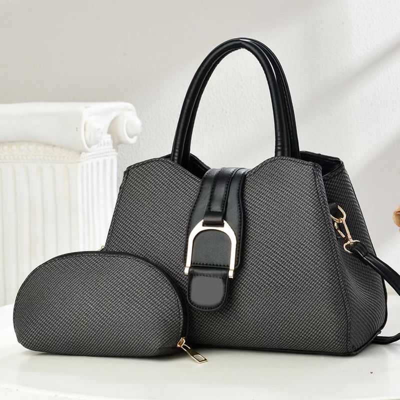 Women's Bags Two Piece Mother And Child Bag New Temperament Handbag Fashionable Simple Texture Shoulder Bag_voghion.com