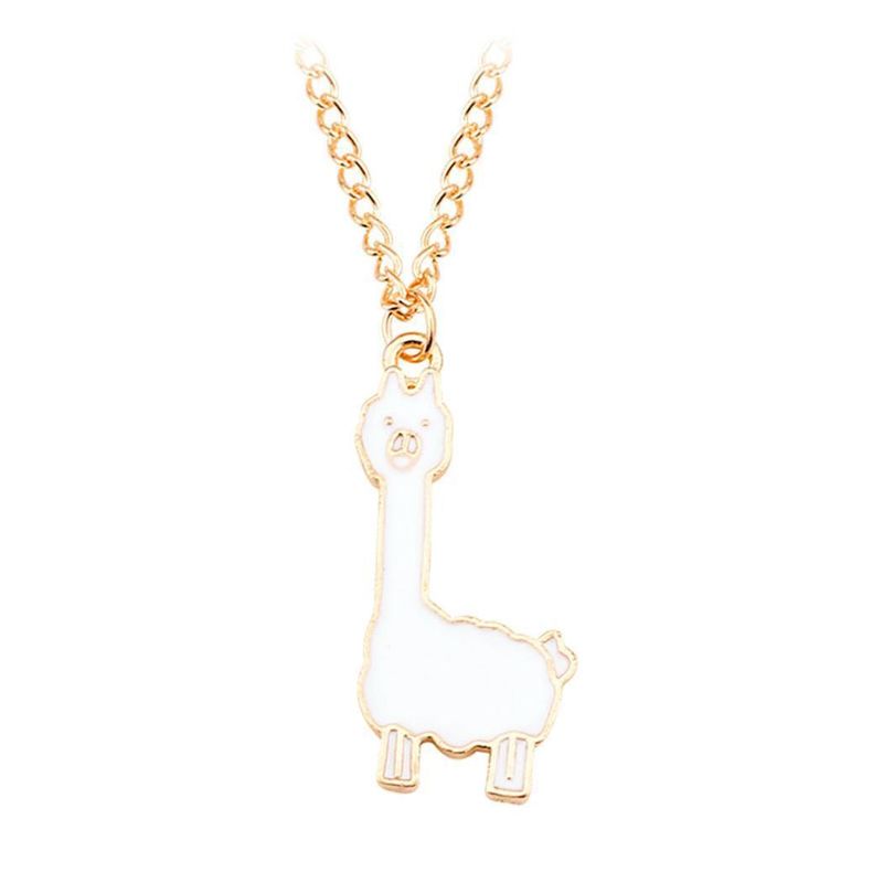 Gioielli e accessori fai da te con ciondolo animale, collana in alpaca, catena in oro e bianco, hip-hop alla moda_voghion.com