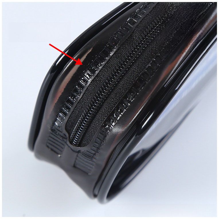 Borsa con cerniera in PVC all'ingrosso in fabbrica, borsa per matite in PVC personalizzata, borsa per cancelleria, borsa per matite in plastica trasparente, LOGO stampato personalizzato_voghion.com