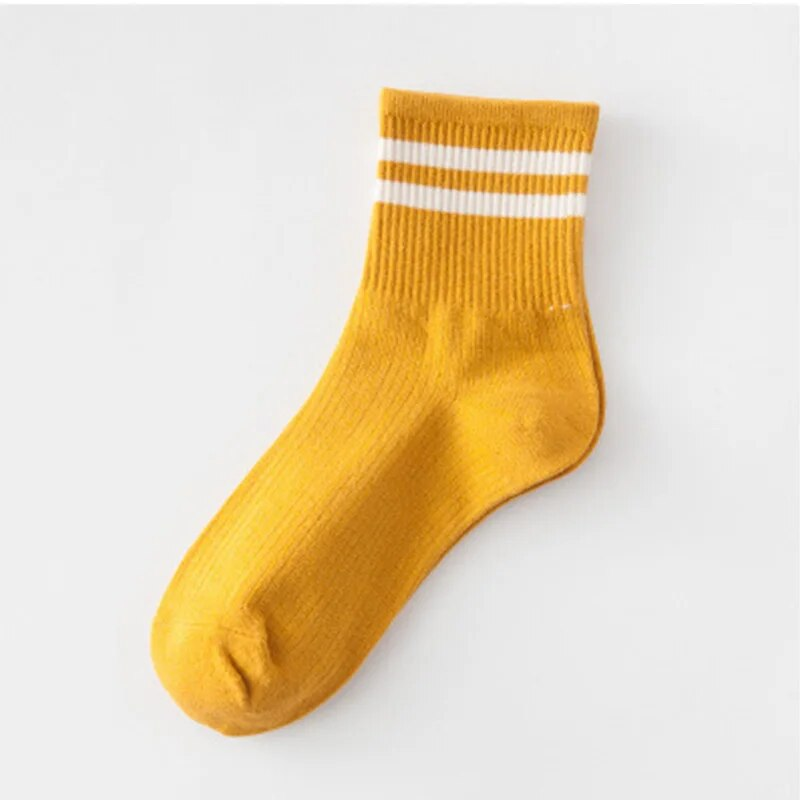 MERCURY Paar Man Gestreepte Casual Sokken Standaard dikte Katoen Ademend Grappig Unisex Straat Fasion Gelukkig Sok Ceap Voor 1_voghion.com
