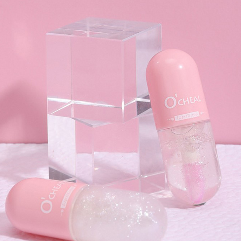 Jelly Lip Crystal Gloss Capsule Temperaturændring Flydende Læbestift Skinnende Transparent Varig Fugtighedsstift_voghion.com