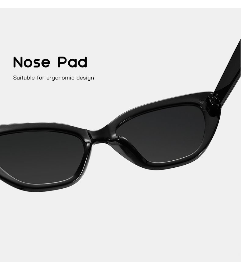 Gyerek napszemüveg divatos macskaszemű utazási napvédelem konkáv alakú napellenző ultraibolya elleni védelemmel gyerek napszemüveg_voghion.com